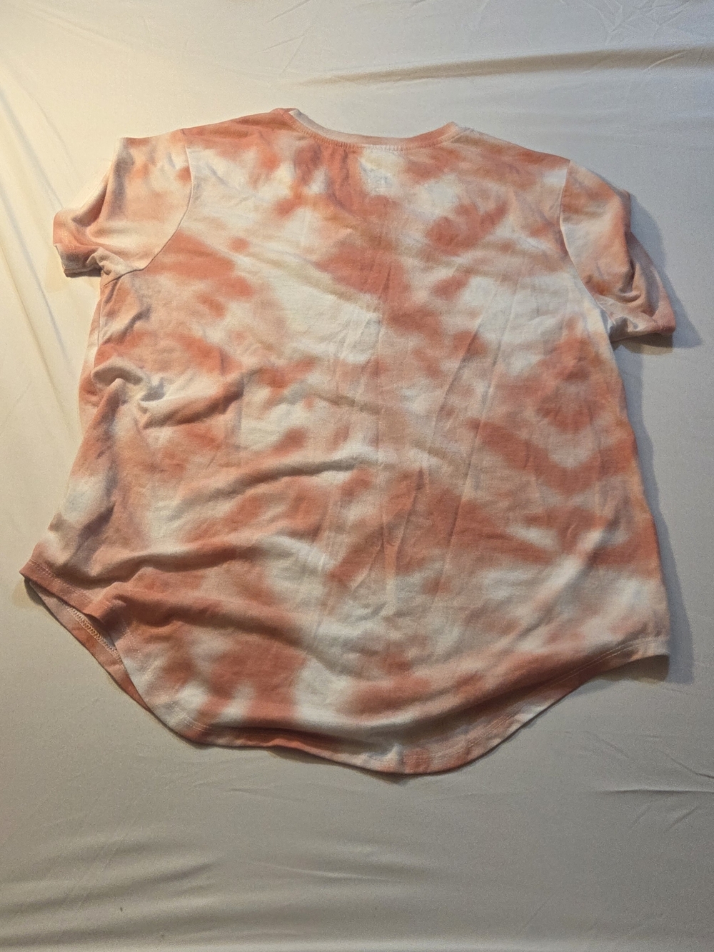 Disney Womens Pink Tie-Dye Mickey Mouse Short Sleeve Tee Preowned Size XXL - Picture 5 of 8